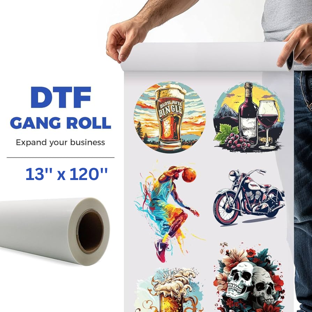 13" DTF Gang Roll β Custom Direct to Film Transfers