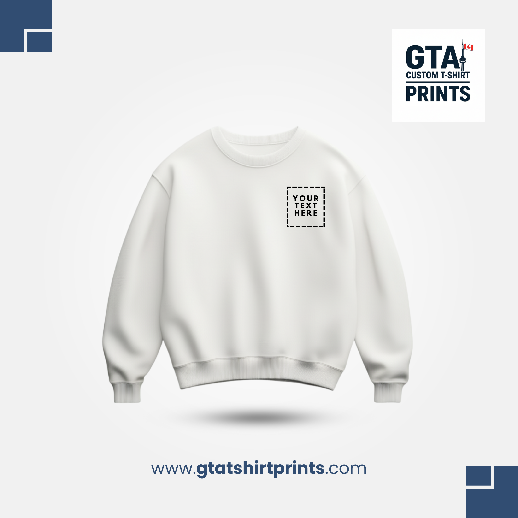 Custom Sweatshirt — Personalized Print | GTA Custom T-Shirt Prints