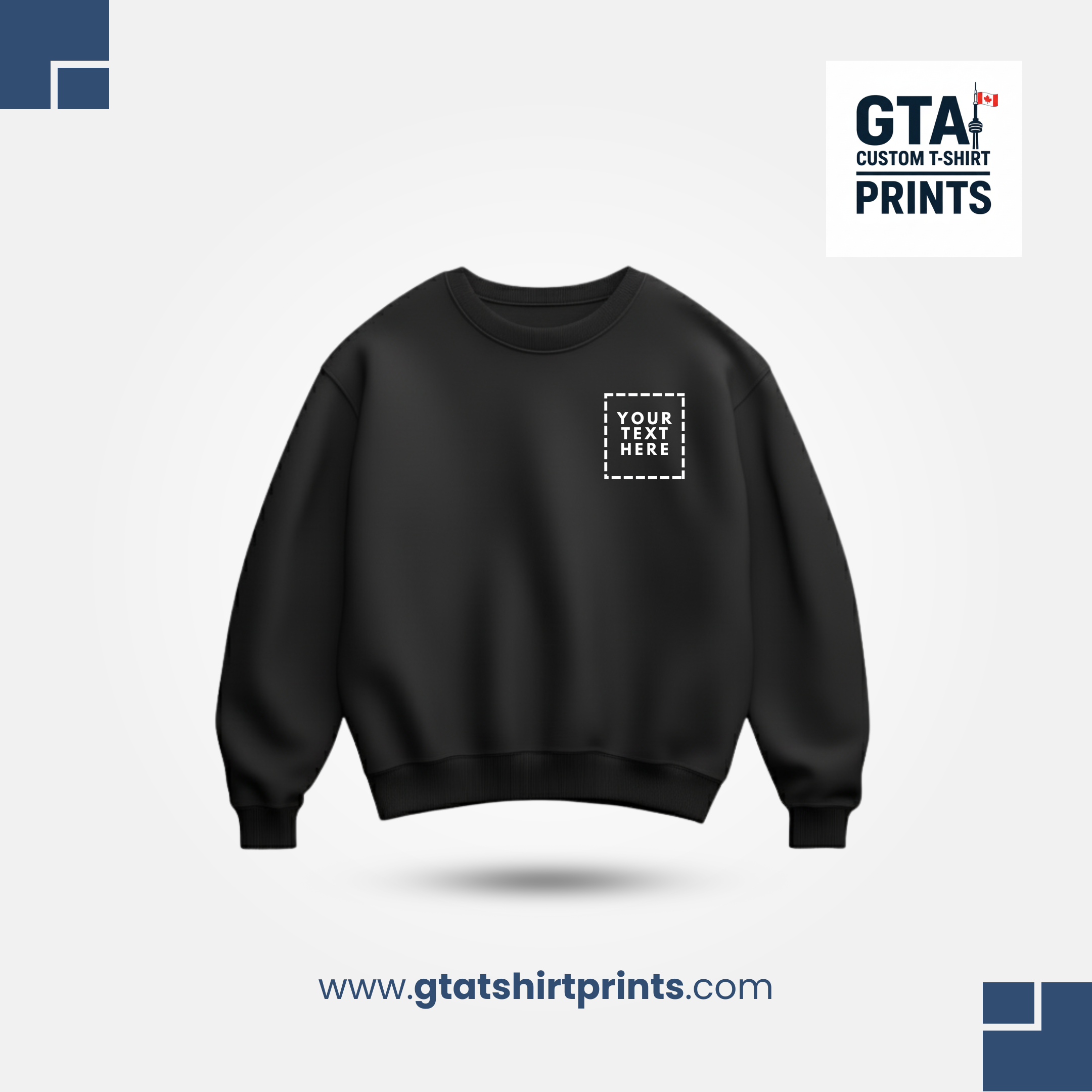 Custom Sweatshirt — Personalized Print | GTA Custom T-Shirt Prints